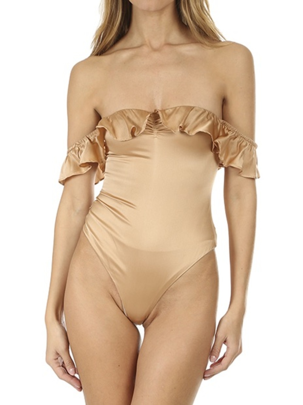 For Love And Lemons Satin Bodysuit